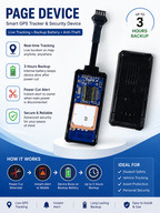 GTO6 2G GPS Tracker – 12V-90V Support | 3 Hours Backup Battery | Real-Time Vehicle Tracking