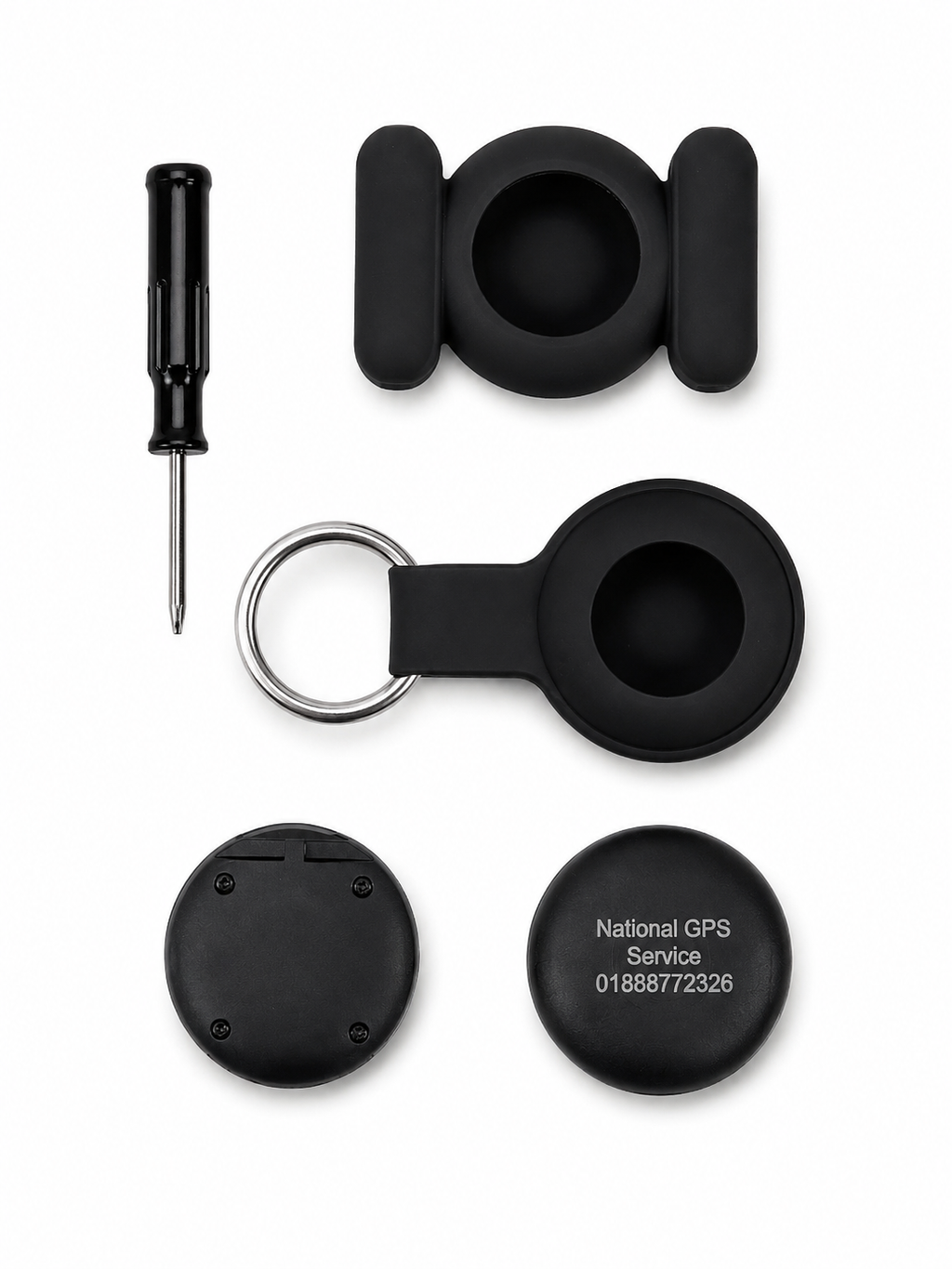 Smart Tag GPS – iPhone & Android Supported | Apple Find My & Google Find Hub | 1 Year Battery Backup