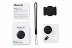 Wireless Tag Dual Smart Tracker – Apple Find My & Android Find Hub Compatible Anti-Lost Device