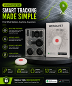 Smart Tag GPS – iPhone & Android Supported | Apple Find My & Google Find Hub | 1 Year Battery Backup