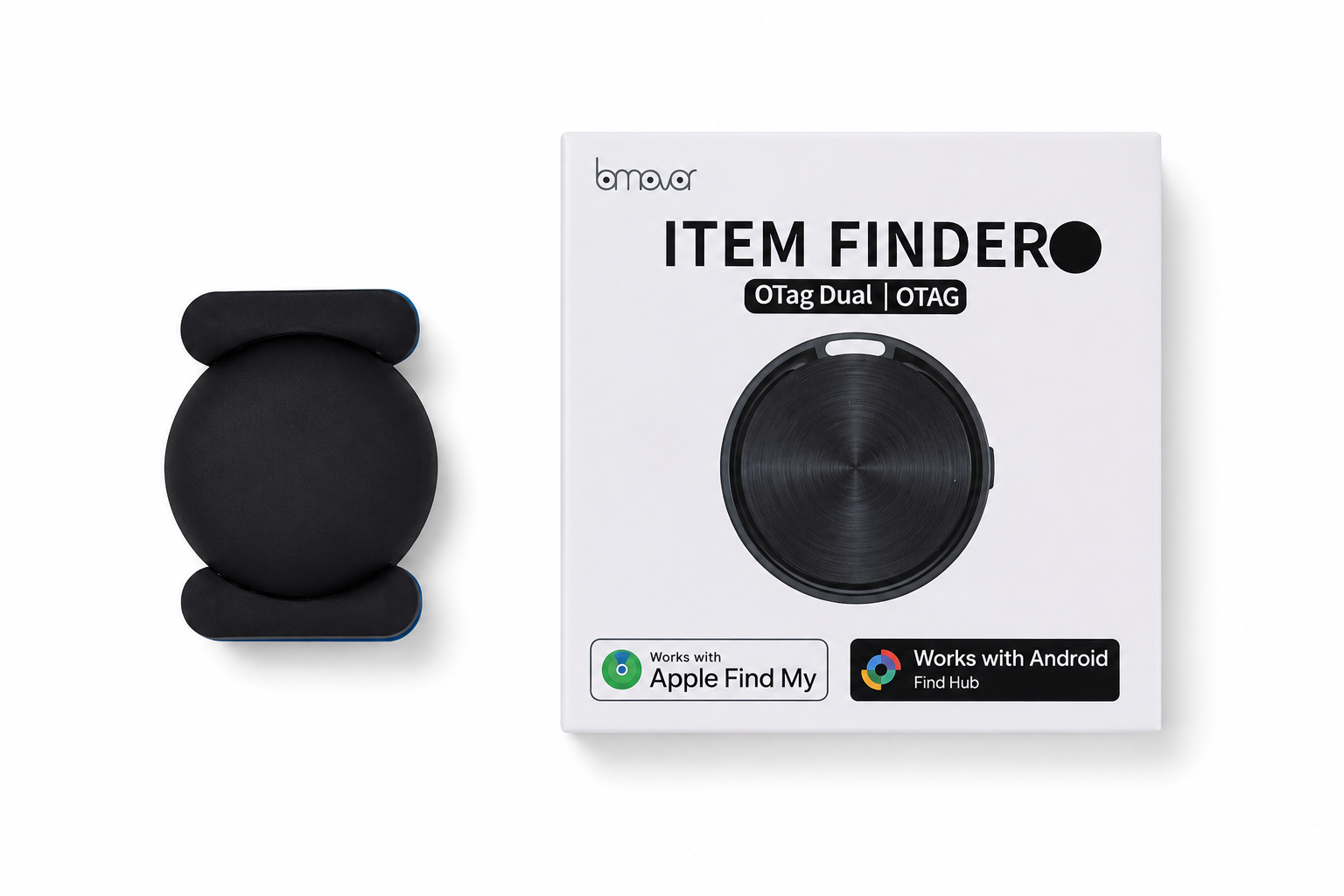 Finder (OTag Dual) – Apple Find My & Android Find Hub Supported | 1 Year Battery Backup