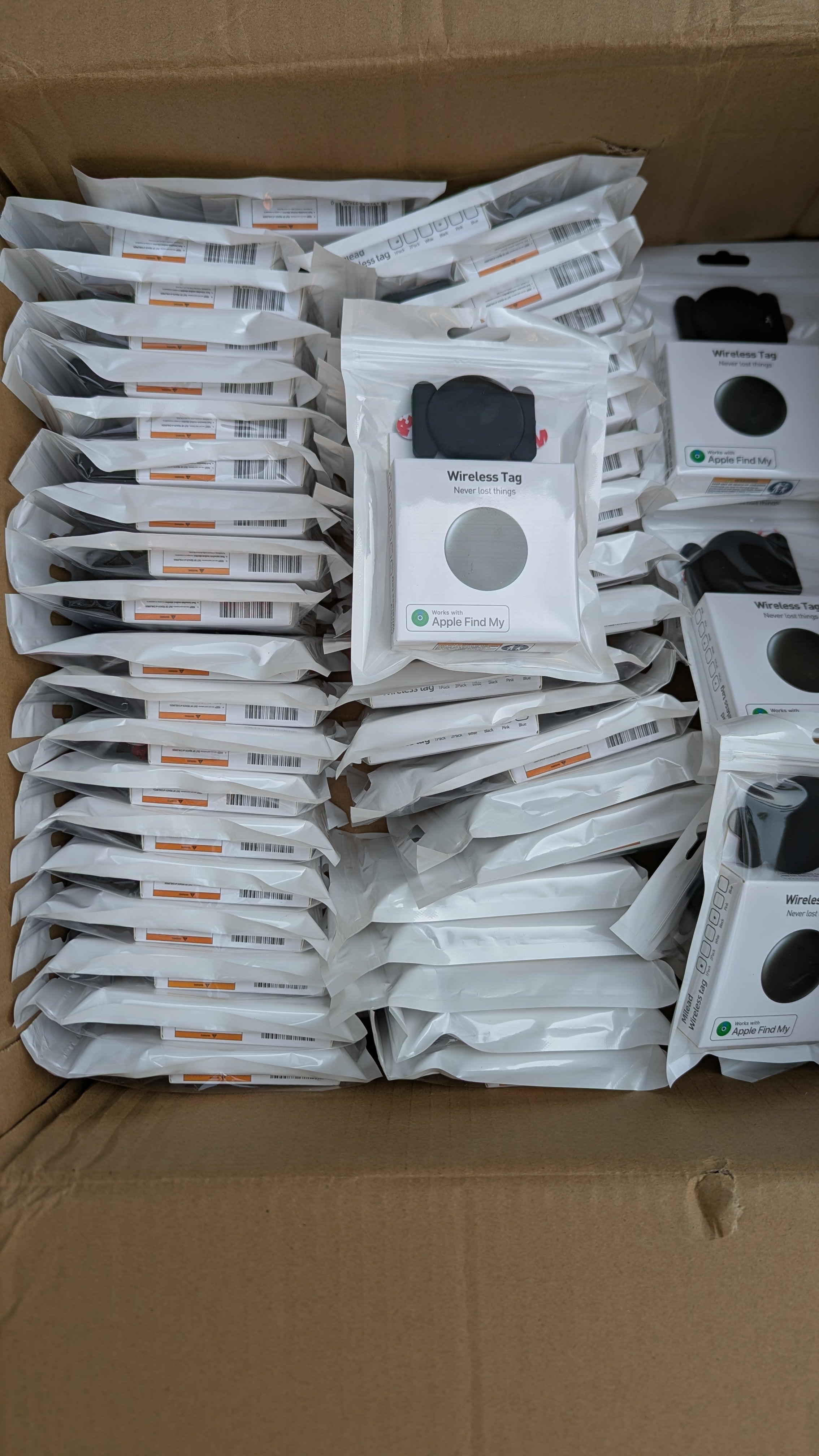 Wireless Tag Dual Smart Tracker – Apple Find My & Android Find Hub Compatible Anti-Lost Device