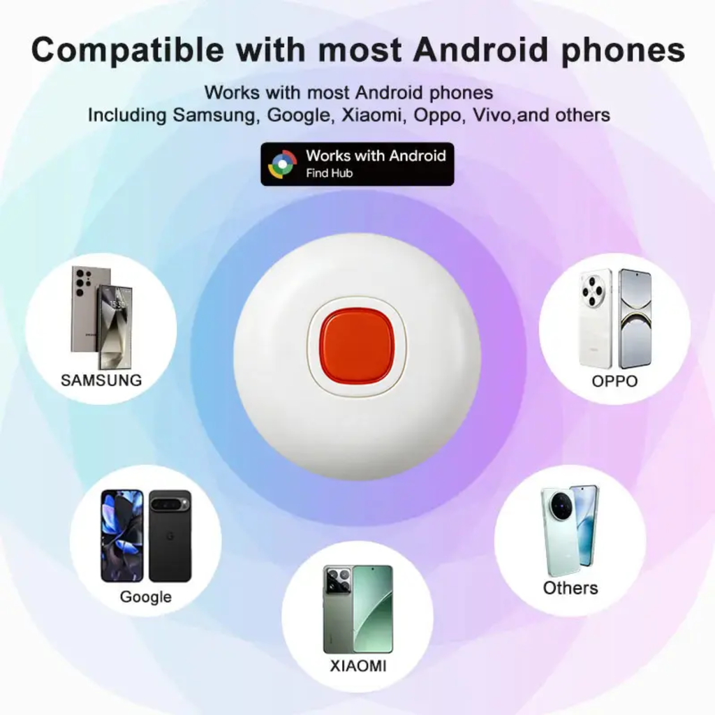 Smart Dual System Tracker | Apple Find My & Google Find My Compatible Anti-Lost Device
