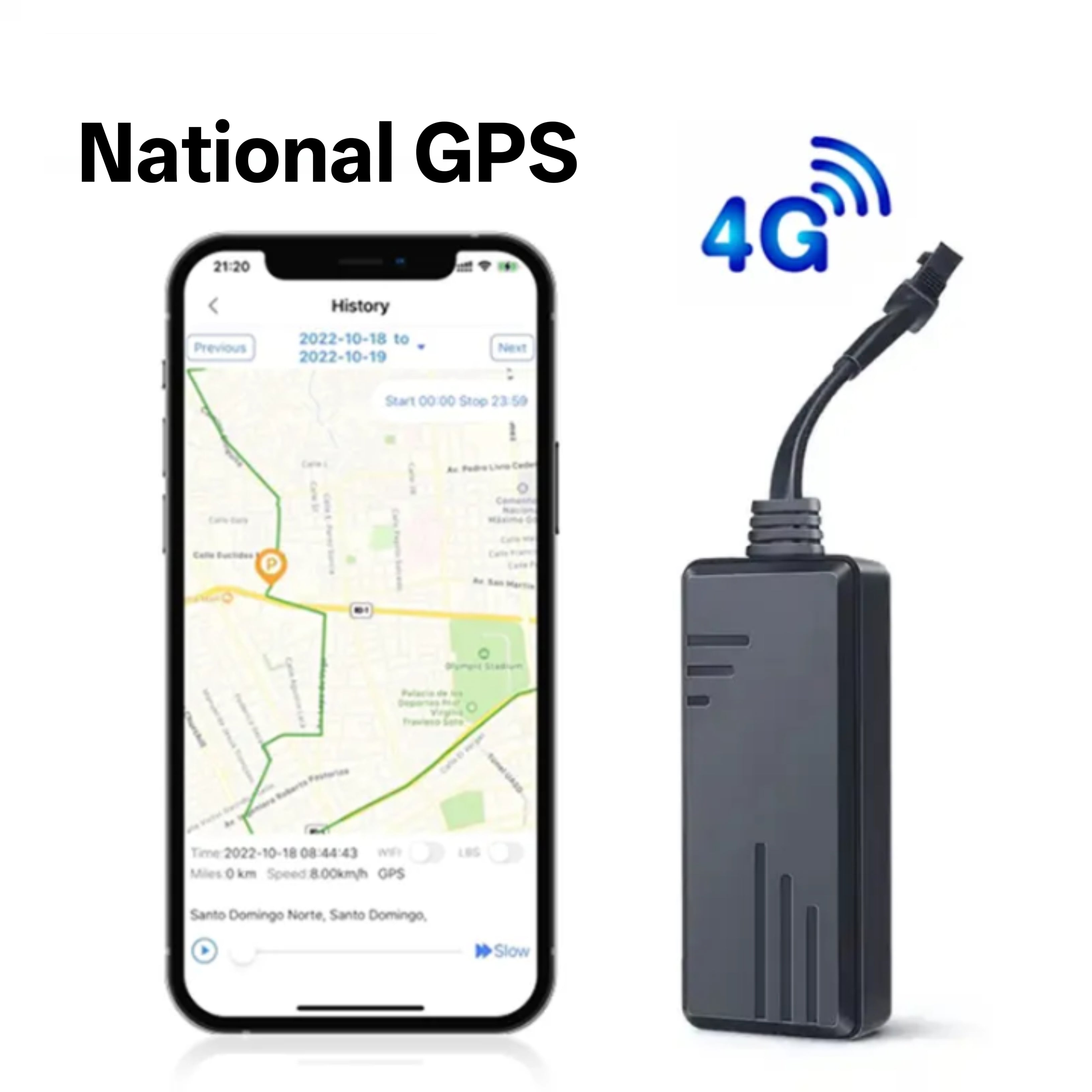 EC08 4G+2G GPS Tracker  যেকোনো গাড়ির জন্য 1-Year Replacement Guarantee